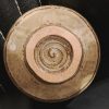 Savanna Chawan | Mino-Iga style, greenish-brown, cylindrical matcha bowl