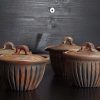Samurai Hat S1 Bizen Shiboridashi | Vessel for Japanese Green Teas - Image 7
