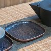 Square-shaped, Cloud-patterned Metal Coaster for Tea Ceremony | 8*8 cm - Image 5