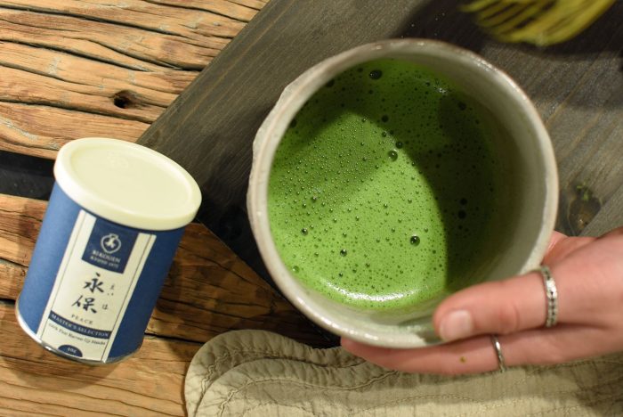 Matcha Eiho 永保 - "Eternal Protection" - 40g in a metal box - Image 4