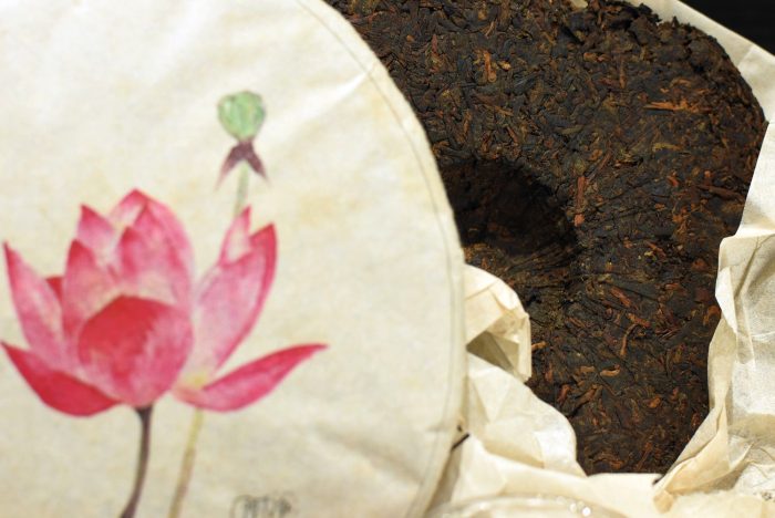 Blooming Lotus Cake – Menghai Mengzhe Village | Almond and Jujube aroma Shu Puerh 2017 - Image 7