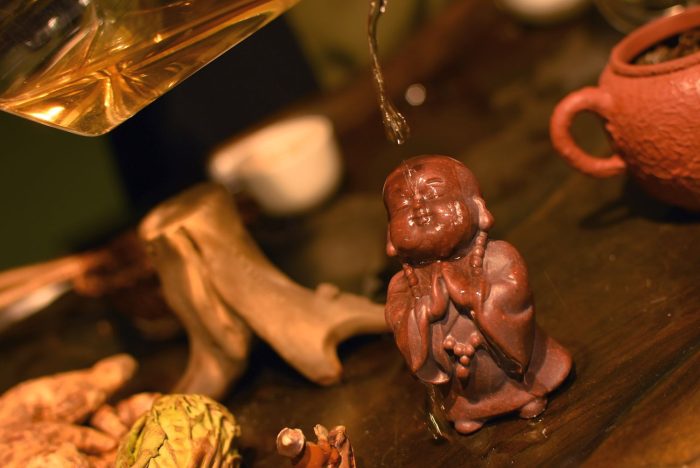 Little Monk Tea Ceremony Figurine | Yixing Clay, 7.2 cm - Image 2