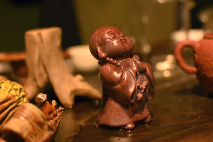 Little Monk Tea Ceremony Figurine | Yixing Clay, 7.2 cm - Image 5