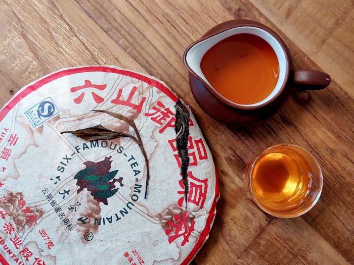 Round Forest Sheng Puerh | Smoky-Sandalwood Taste, Six Famous Tea Mountains 2015 - Image 2