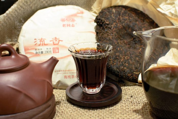 Haiwan LaoTongZhi "Almond Aroma" 2021 | Golden Bud Shu Puerh, 200g