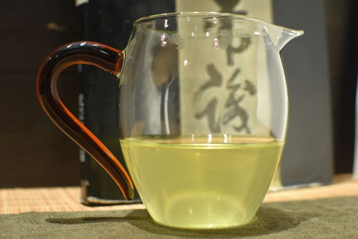 glass tea pither