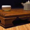 Blessings Motif Chicken Wing Wood Tea Tray | Middle Size, Hardwood Tray 38*28*5,5cm - Image 3