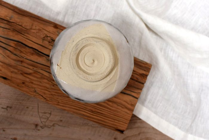 Clouds and Mists | Mino-yaki Matcha Chawan | Half Cylinder Shape - Image 5