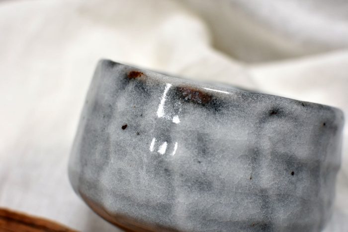 Clouds and Mists | Mino-yaki Matcha Chawan | Half Cylinder Shape - Image 3