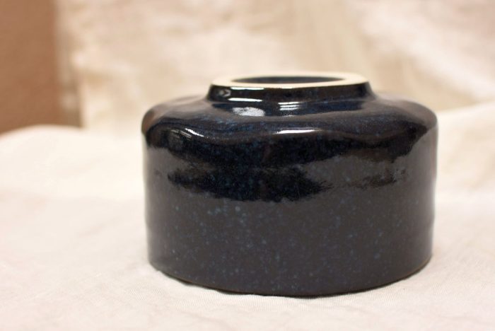 Cosmic Beauty | Mino-yaki Matcha Chawan | Half Cylinder Shape - Image 7