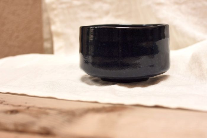 Cosmic Beauty | Mino-yaki Matcha Chawan | Half Cylinder Shape - Image 5