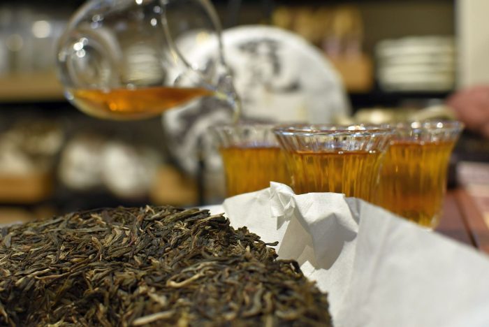 "View from Jade Mountain" Menghai Gu Shu | Haiwan Sheng Puerh 2024, 357g - Image 3