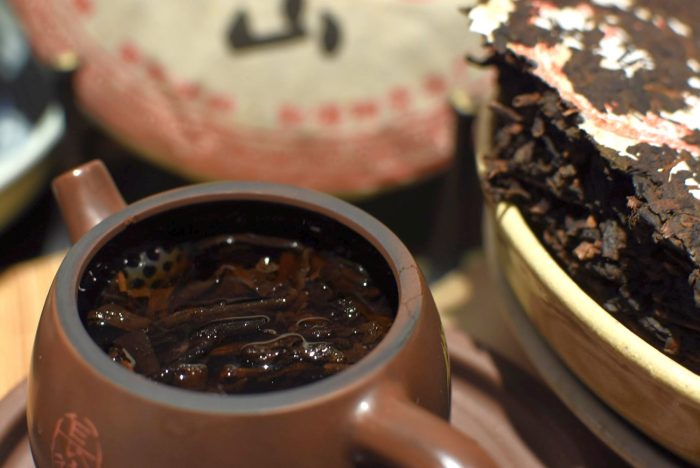 Yiwu-Bulangshan Super Bland | 2015 Shu Puerh, Walnut, Sweet and Fruity Aroma - Image 6